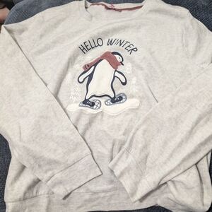 "hello winter" pj shirt